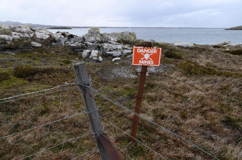 Imagen de una zona del archipiélago que hasta este sábado estuvo minado. Foto Afp