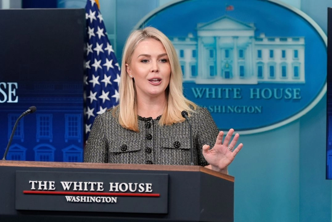 Karoline Leavitt, portavoz de la Casa Blanca.