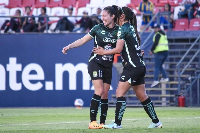 El equipo femenil del Club León se mantiene en las primeras posiciones de la tabla luego de nueve jornadas. Foto @clubleonfemenil