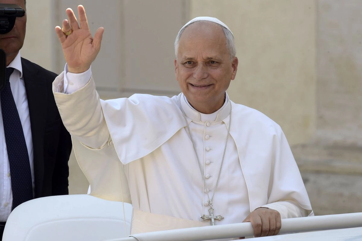 El Papa León XIV durante la canonización de Carlo Acutis, en la Plaza de San Pedro del Vaticano, en Roma Italia, el 7 de septiembre de 2025