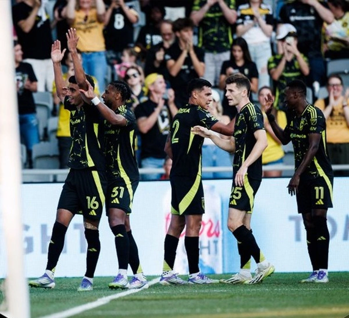 El equipo de Columbus Crew venció 3-1 al Puebla. Foto tomada de la cuenta de X