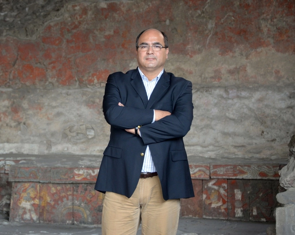 López Luján ha escrito unos 20 libros, curado exposiciones en el país y en el extranjero, y dirige el Proyecto Templo Mayor. Foto Héctor Montaño/INAH 
