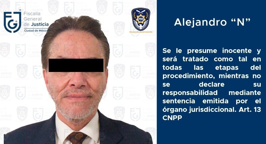 Imagen que difundió la Fiscalía capitalina.
