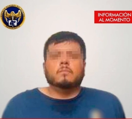 El 10 de febrero, la FGE informó que arrestó a “El Gordo de Zempoala” como el autor operativo del asesinato de cuatro policías estatales, el 16 de diciembre en el municipio de Uriangato. Foto Fiscalía Guanajuato  