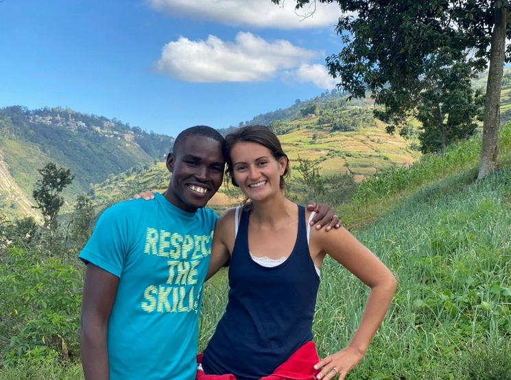 Alix Dorsainvil, enfermera estadunidense secuestrada en Haití, junto a su esposo, Sandro. Foto Ap / Archivo