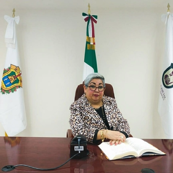 La jueza Angélica Sánchez Hernández en imagen tomada de su perfil de Facebook.