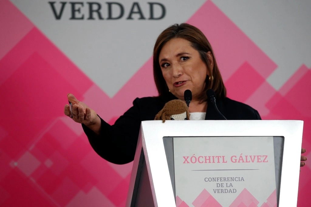 La candidata presidencial por el Frente Amplio por México, Xóchitl Gálvez. Foto José Antonio López / Archivo