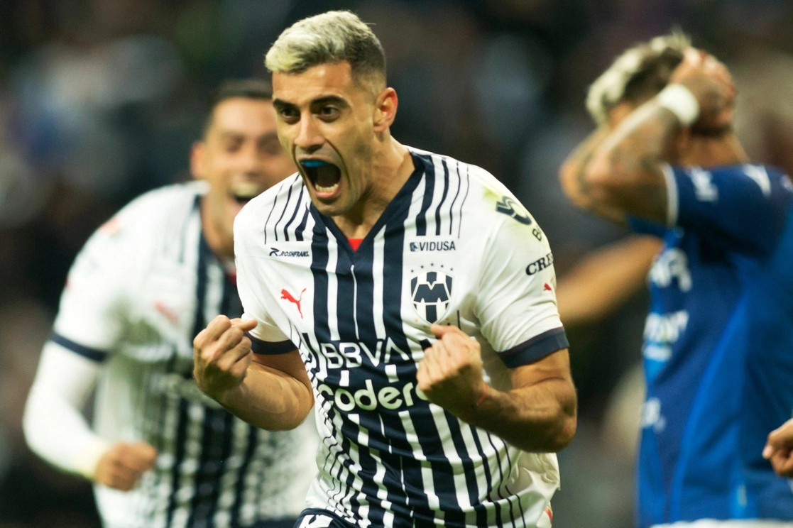 Germán Berterame celebra su anotación. Foto Ap