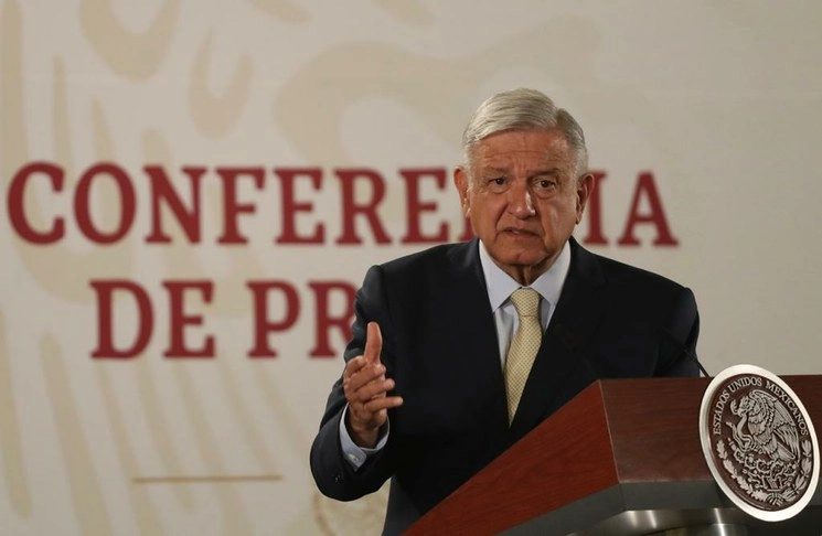 El presidente Andrés Manuel López Obrador, en la conferencia matutina del 22 de enero de 2020. Foto Yazmín Ortega Cortés
