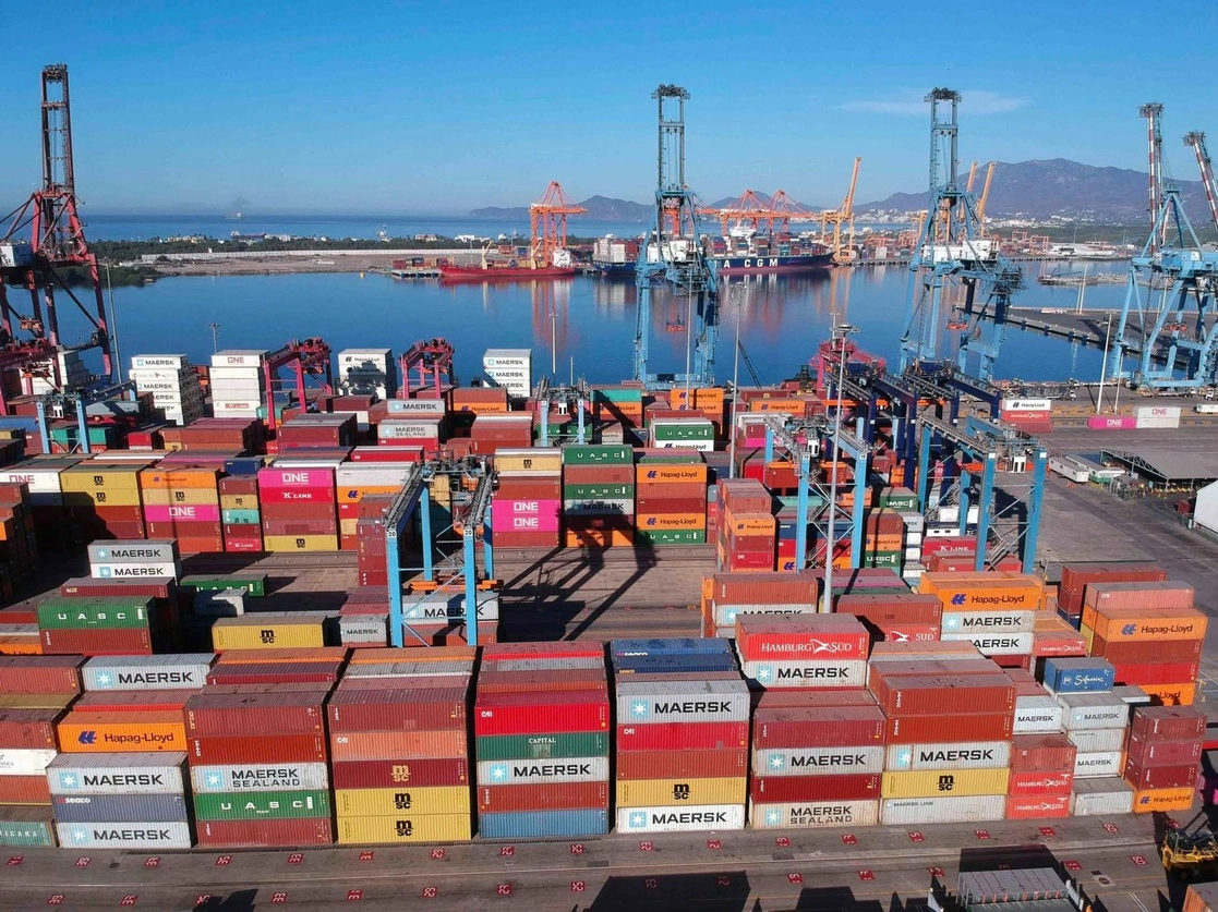 El puerto de Manzanillo. Foto cortesía Presidencia