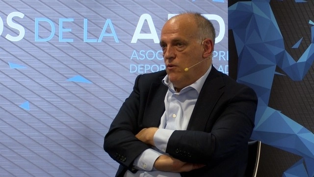 "Ya hemos denunciado al Manchester City y esta semana lo haremos con el PSG", había adelantado el presidente de LaLiga, Javier Tebas. La imagen, del 13 de junio de 2022. Foto Europa Press