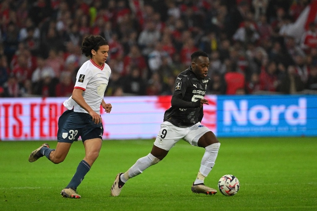 Lille derrotó por la mínima al Rennes en la fecha 12 de la Ligue 1. Foto Ap