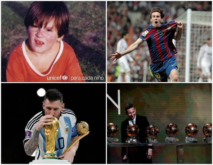 La biografía de éxitos de Lionel Messi, el pequeño argentino que conquistó Europa y la Copa del Mundo, prepara un nuevo capítulo en el futbol de Estados Unidos. Foto @leomessi y Ap
