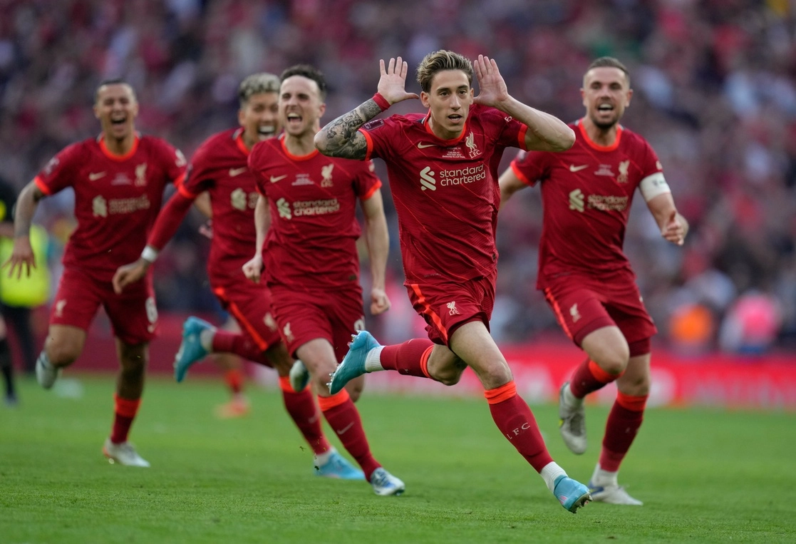 Liverpool es el nuevo campeón de la Copa de Inglaterra;en penales se impuso 6-5 al Chelsea. Foto Ap 