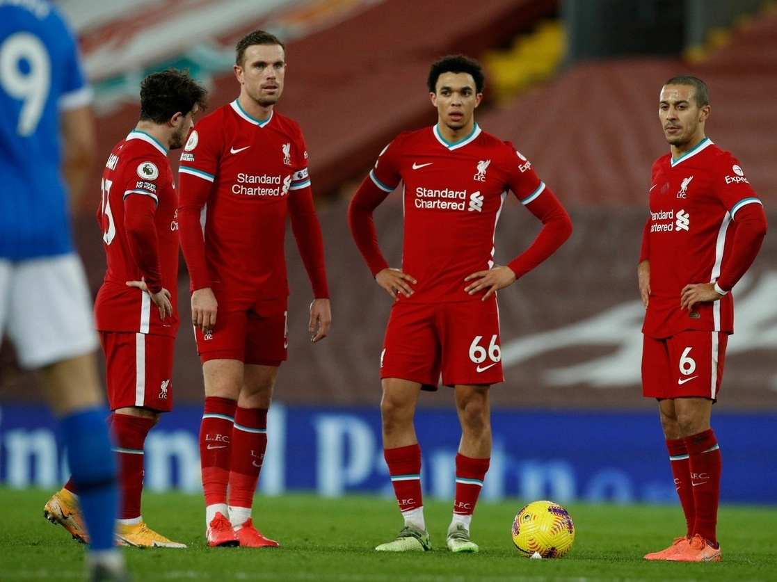 El Liverpool no estará autorizado a entrar en territorio alemán para jugar su partido de octavos de final de la ‘Champions’ contra el RB Leipzig, debido a las restricciones por la pandemia, indicaron desde el Ministerio del Interior alemán. La imagen, durante el partido contra Brighton, el 3 de febrero de 2021. Foto Pool vía Ap