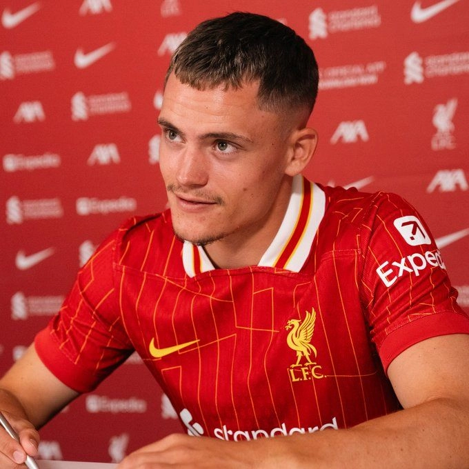 El Liverpool concretó el fichaje del internacional alemán Florian Wirtz, una de las grandes promesas del futbol europeo de apenas 22 años. Imagen tomada de 