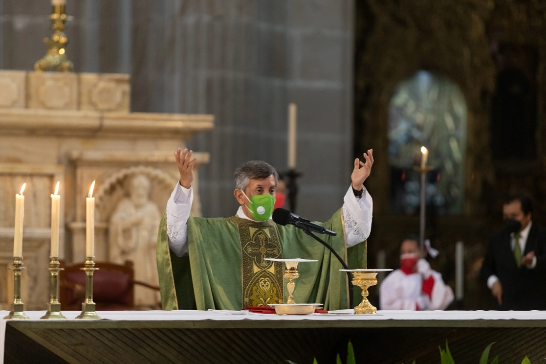 Misa en la Catedral Metropolitana de la Ciudad de México, el 31 de julio de 2022. Foto Pablo Ramos