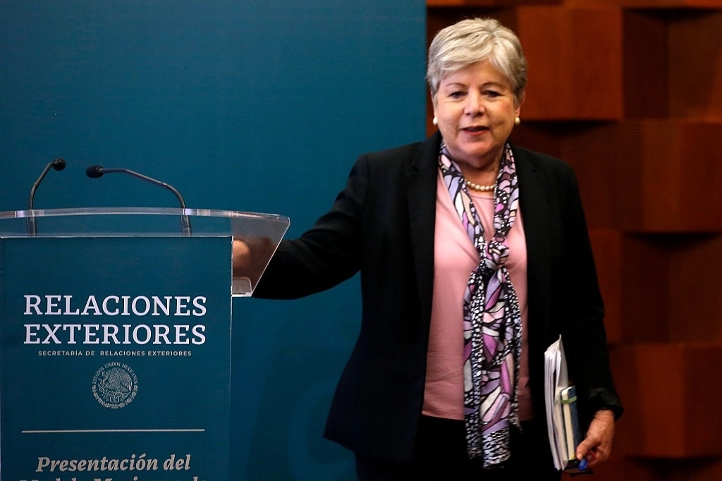 La canciller Alicia Bárcena en imagen de archivo. Foto José Antonio López