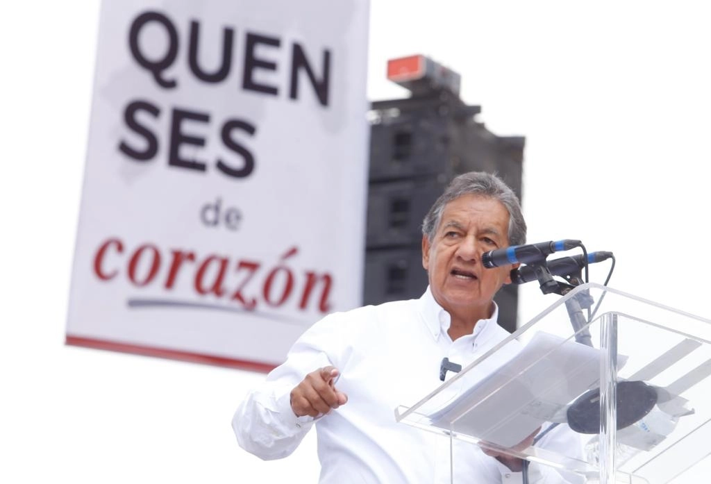 El senador por Morena Higinio Martínez llamó a no dividirse al  interior de Morena. Foto Cortesía