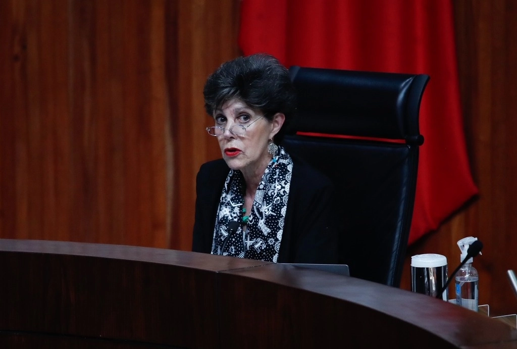 La magistrada Janine Otálora en sesión del 28 de agosto de 2024. Foto Cristina Rodríguez
