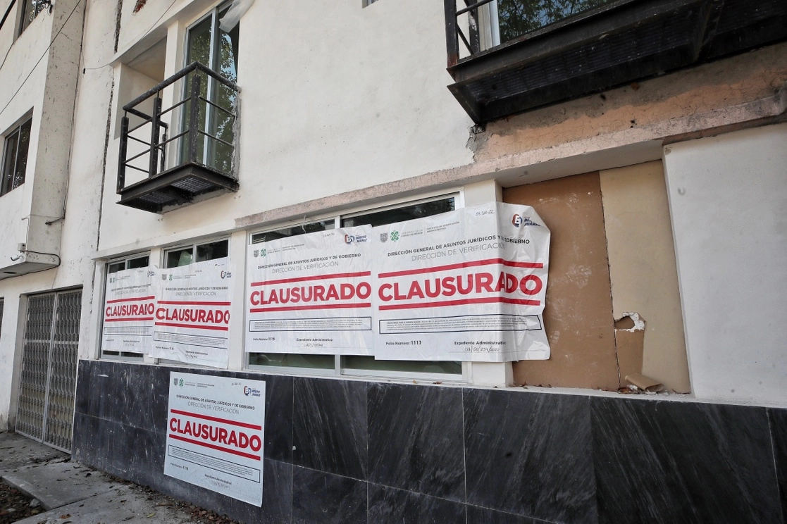 El edificio de la calle Tuy 41 es uno de los casos de la presunta corrupción inmobiliaria en la alcaldía Benito Juárez. Foto Marco Peláez