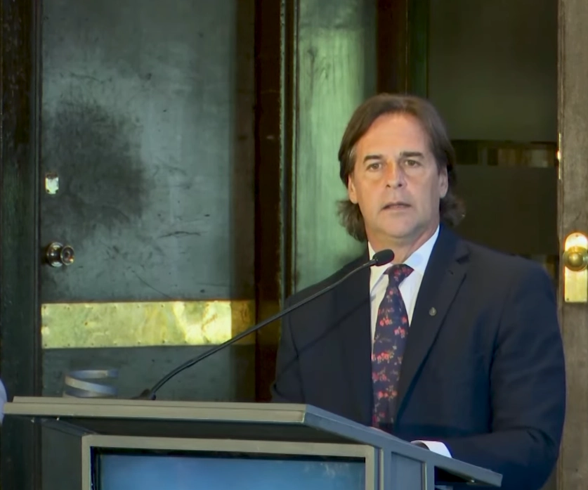 El presidente uruguayo, Luis Lacalle Pou en imagen de archivo. Imagen tomada de video compartido en X 