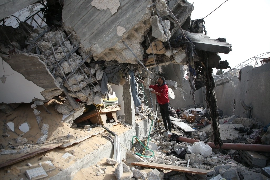 La cifra de palestinos muertos en la franja de Gaza a causa de los continuos ataques israelíes aumentó a 32 mil 414, informó en un comunicado de prensa el Ministerio de Salud dirigido por Hamas, el 26 de marzo de 2024. Foto Xinhua