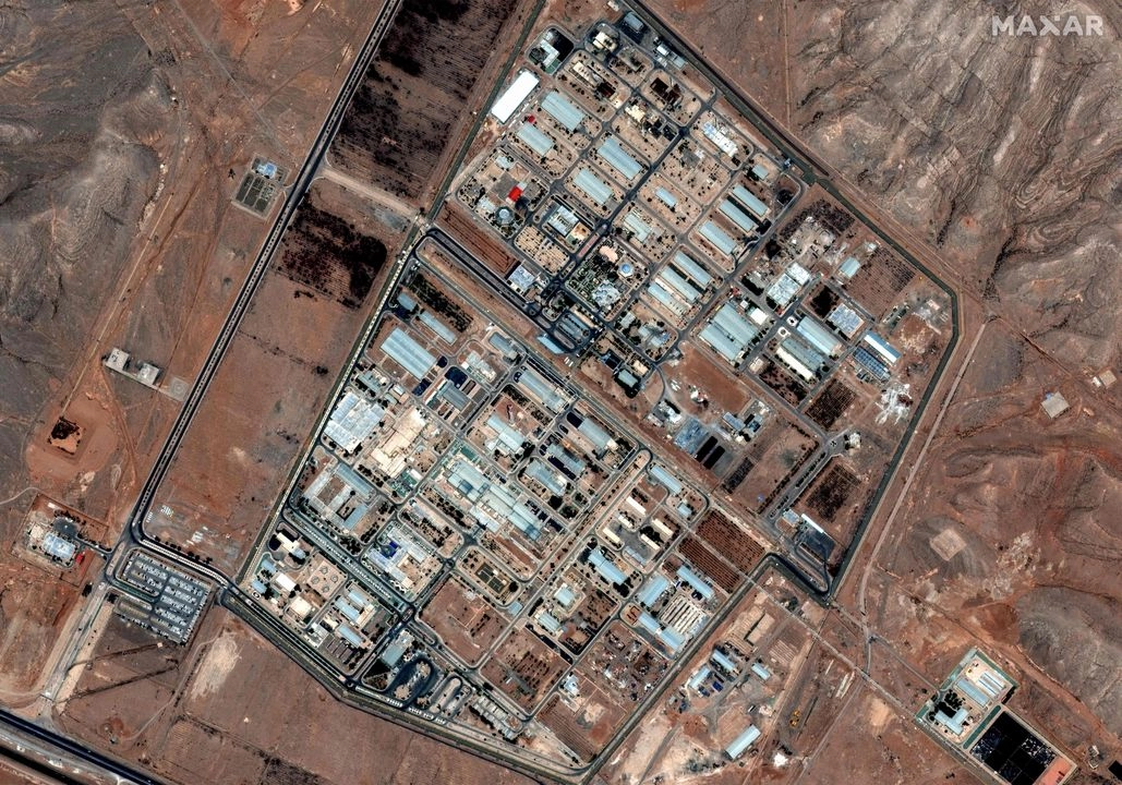 Planta de enriquecimiento nuclear de Isfahán, en el centro de Irán, el 3 de junio de 2025. Foto