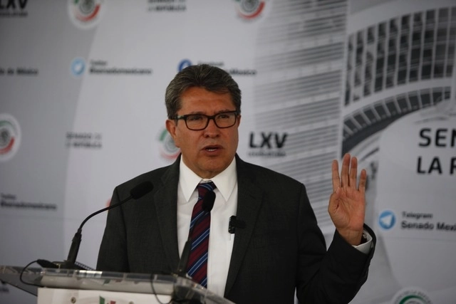 El coordinador de los Senadores de Morena, Ricardo Monreal en imagen de archivo. Foto Guillermo Sologuren 