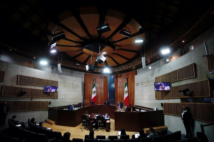Sesión del TEPJF en imagen de archivo. Foto Cristina Rodríguez