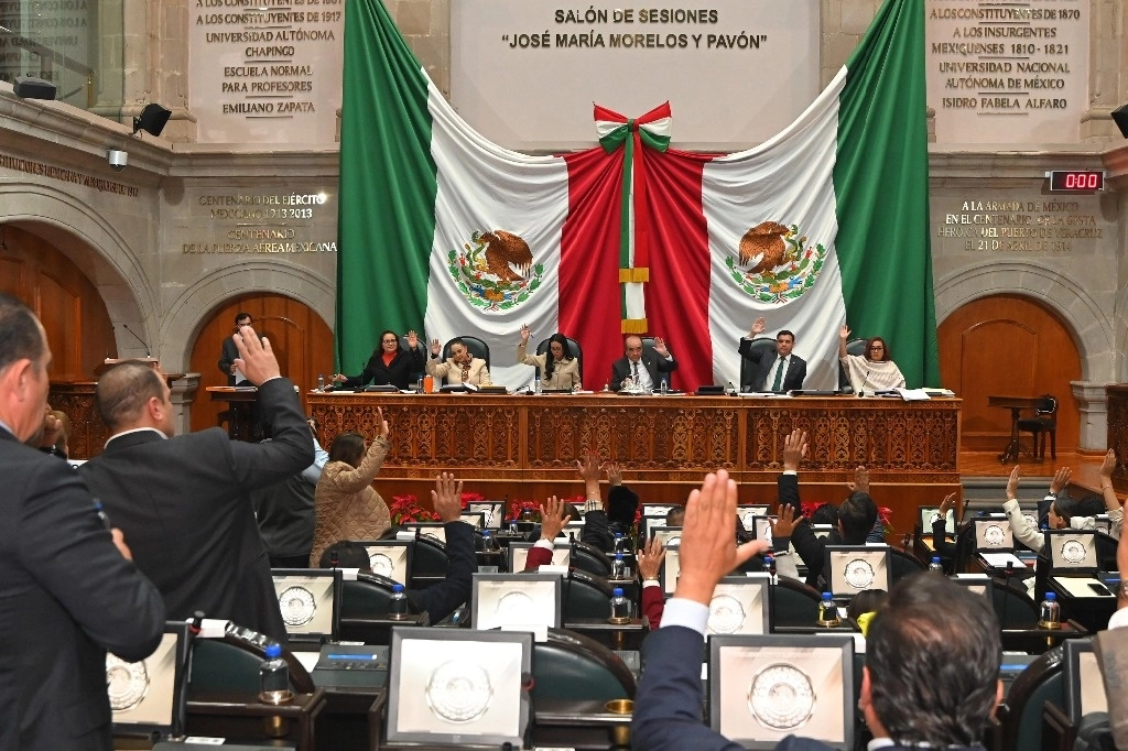 Aspectos del Congreso Mexiquense. Foto @Legismex