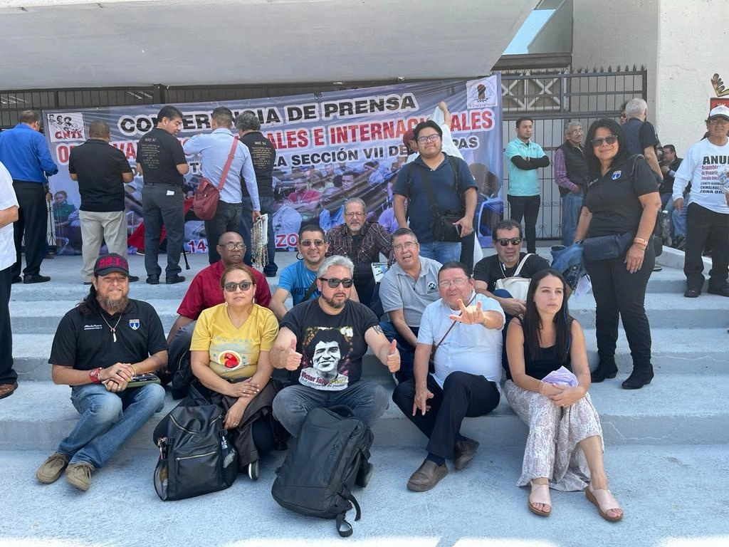 Maestros integrantes de la Sección 7 del SNTE en Chiapas. Imagen cortesía 