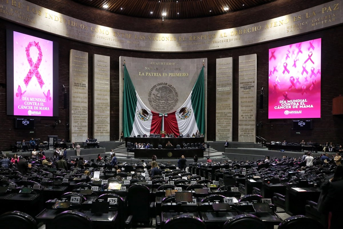 Sala de sesiones de la Cámara de Diputados. Foto 