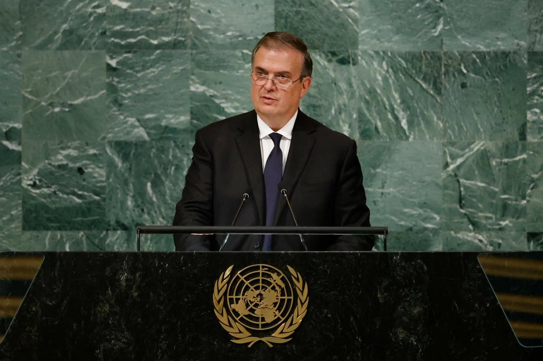 El canciller habla ante la Asamblea General, el 22 de septiembre de 2022. Foto Ap