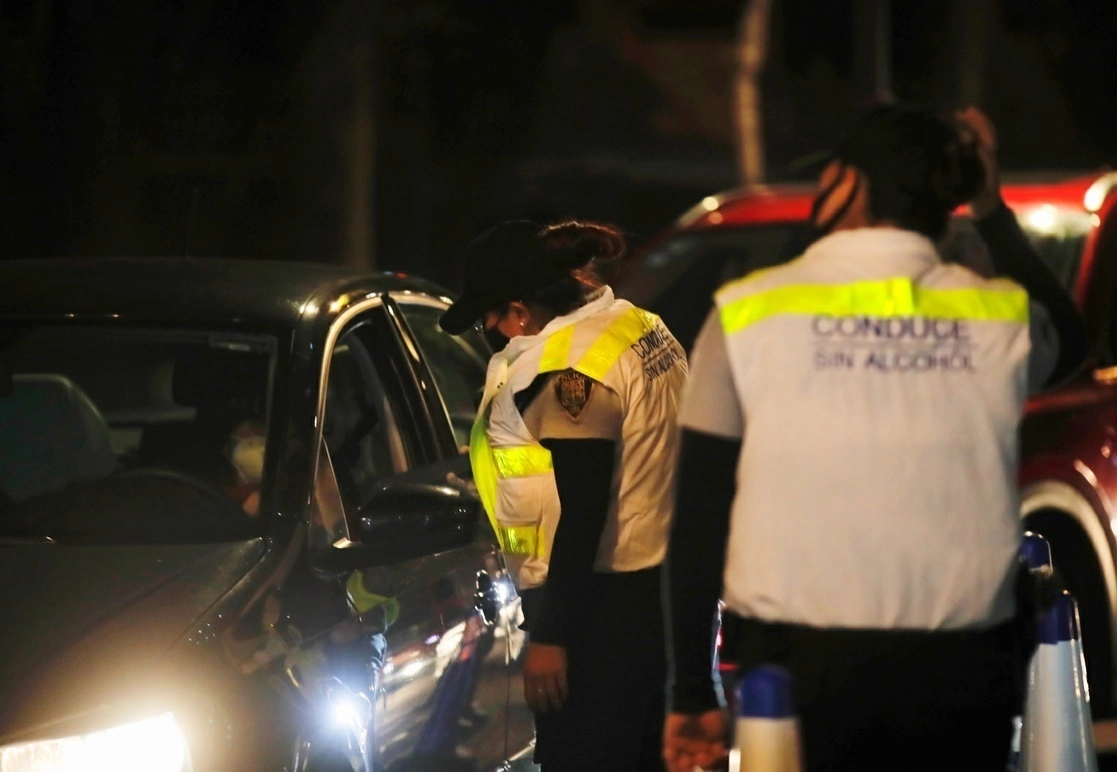 Programa Conduce Sin Alcohol durante operativo en la Ciudad de México. Foto Víctor Camacho / Archivo