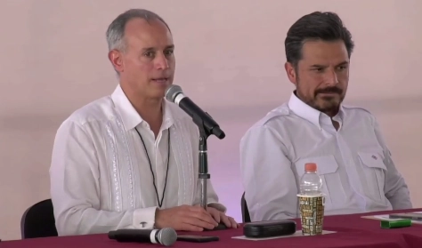 El subsecretario de Salud, Hugo López-Gatell, durante la
presentación del Programa Estratégico 'Modelo de Atención de Salud para el Bienestar MAS-Bienestar'. Imagen tomada de la transmisión en vivo 