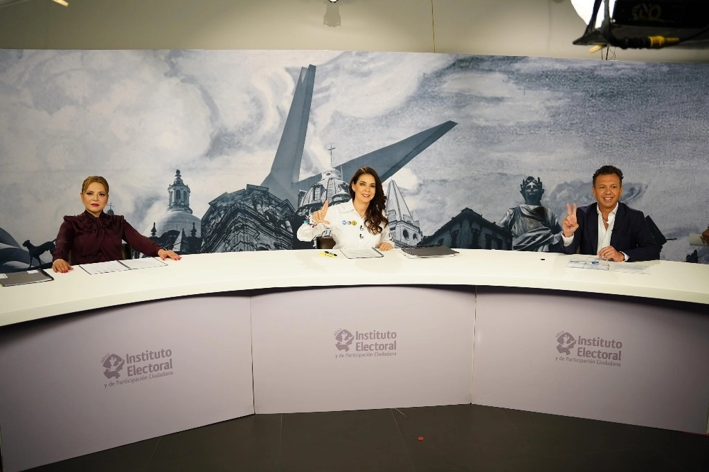 Los candidatos al gobierno de Jalisco participaron del cuarto y útimo debate rumbo a las elecciones del próximo domingo.  Foto @iepcjalisco
