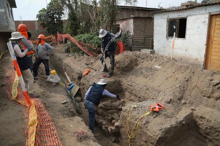 Las lluvias en Perú provocaron lesiones a diez personas. Foto Afp