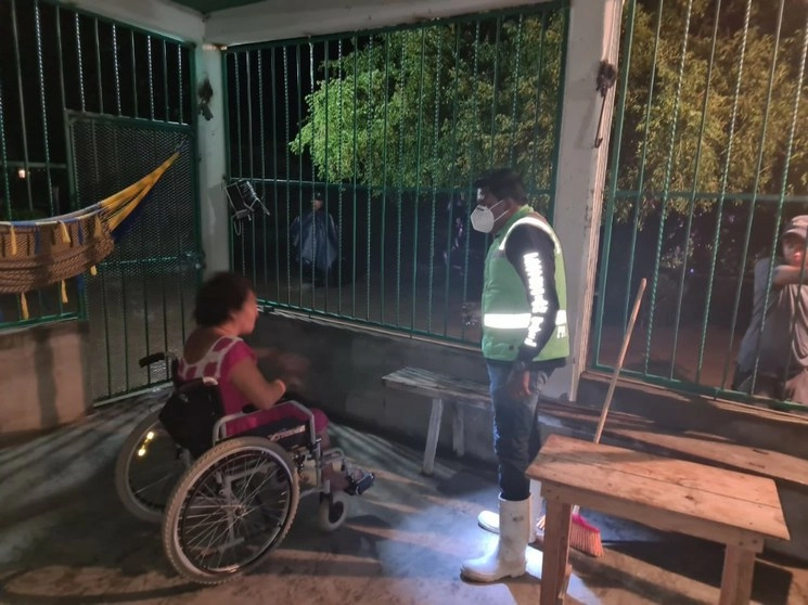 La Coordinación Estatal de Protección Civil de Oaxaca,  activó los protocolos de apoyo a la población. Foto cortesía CEPCO
