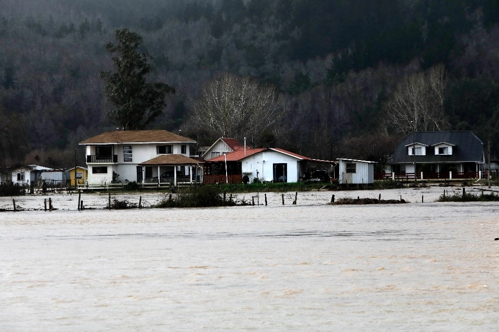 Bío Bío se encuentra desde el pasado 11 de junio en "alerta roja por evento meteorológico". Foto Xinhua / Archivo