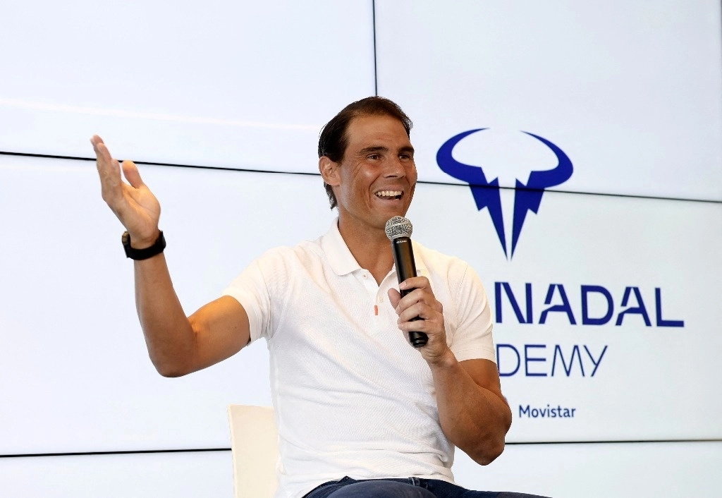 Rafa Nadal, que anunció su regreso a la competición en enero tras casi un año fuera de las pistas de tenis, afirmó que "lo normal es que sea mi último año" en activo, pero "no lo puedo asegurar al 100 por ciento". La imagen, de mayo de 2023. Foto Afp