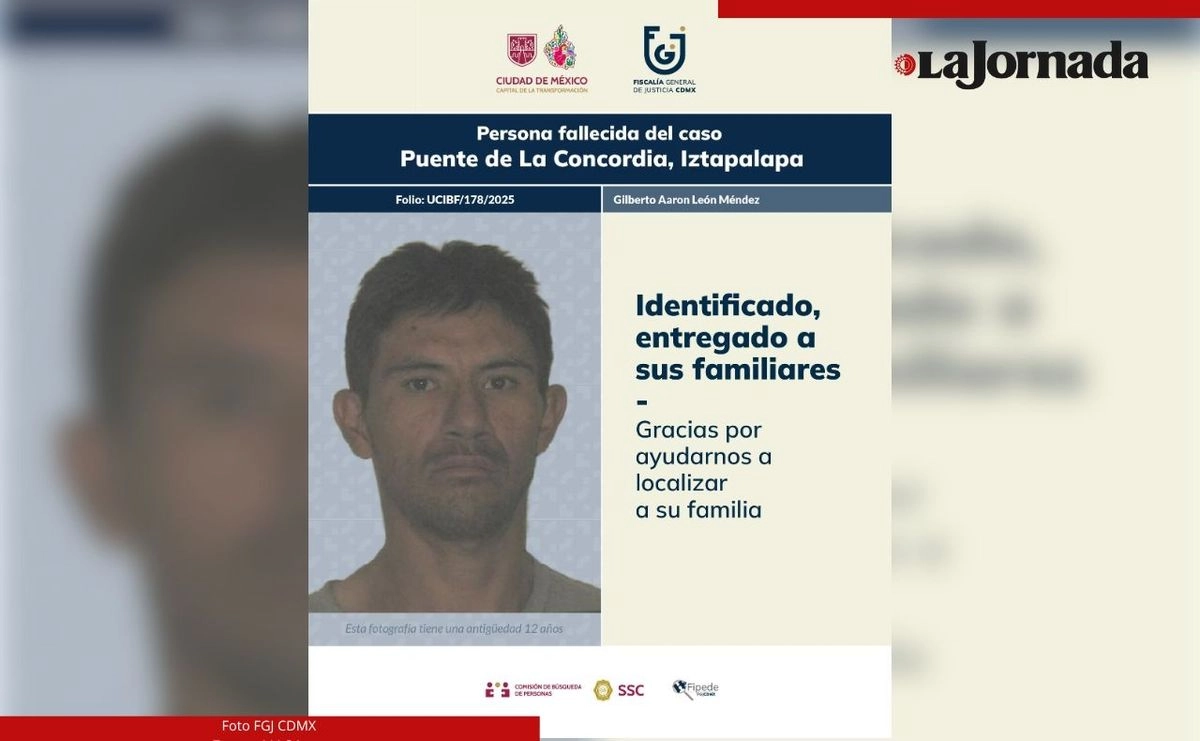 Gilberto Aarón León Méndez fue una de las víctimas mortales de la explosión de la pipa de gas LP en el Puente de La Concordia en Iztapalapa, ocurrida el pasado 10 de septiembre. Foto