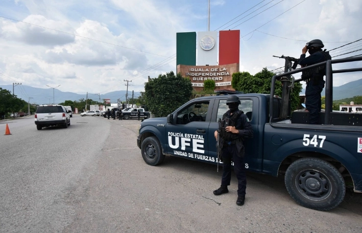 Operativo de seguridad en la ciudad de Iguala, ubicada en la zona norte de Guerrero. Foto Cuartoscuro / Archivo