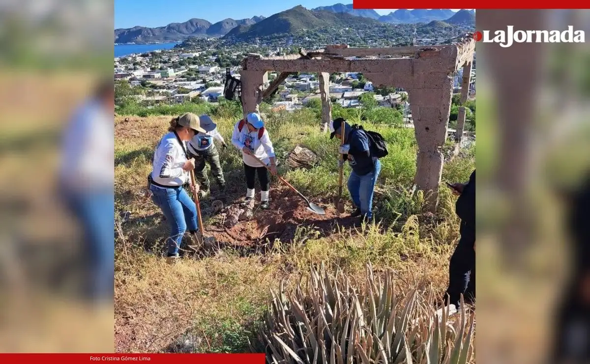  la primera localización ocurrió en el ejido Ortiz, donde las mujeres rastreadoras ubicaron una osamenta completa expuesta en superficie. En el sitio se ubicaron también prendas que podrían contribuir a la identificación de la víctima: un short oscuro, una camiseta azul marca Polo Classic, un rosario y un zapato color café.