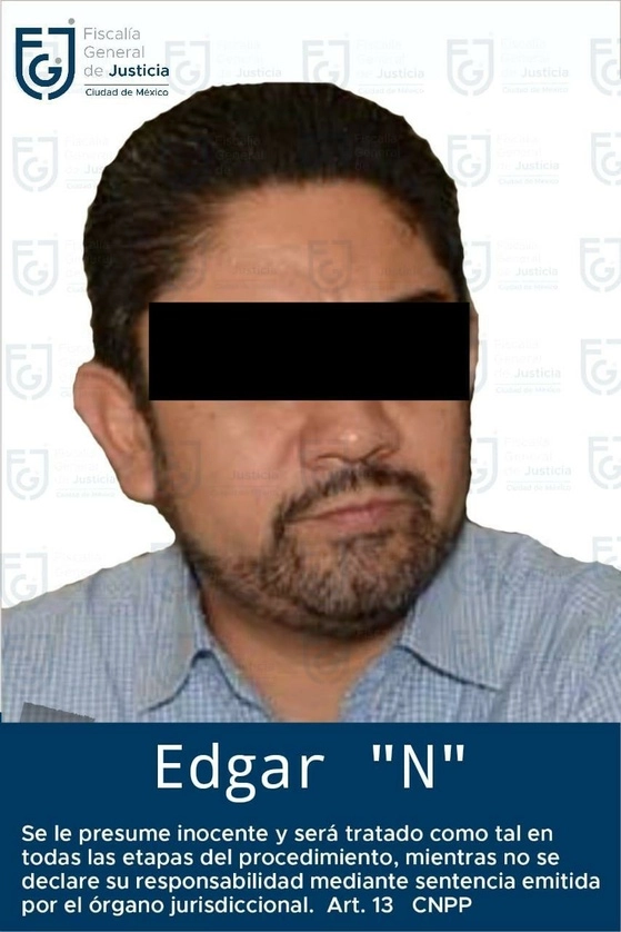 El ex comisionado de Reconstrucción en CDMX, Edgar Tungüí. Foto Cortesía FGJ-CDMX