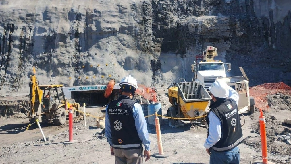Las operaciones de excavación continúan en las áreas señaladas por los especialistas como las de mayor probabilidad de hallazgo, informó el gobierno federal. Foto de archivo Cuartoscuro 