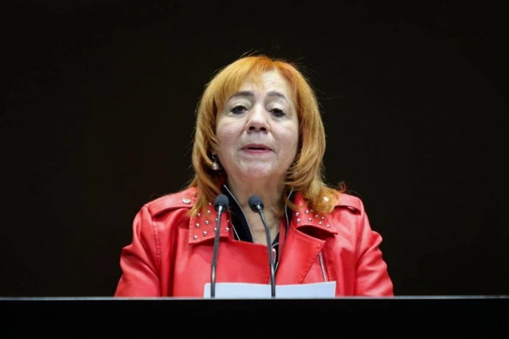 La 'ombudsperson' Rosario Piedra Ibarra ofreció su quinto y último informe de labores en la Cámara de Diputados. Foto Cuartoscuro 