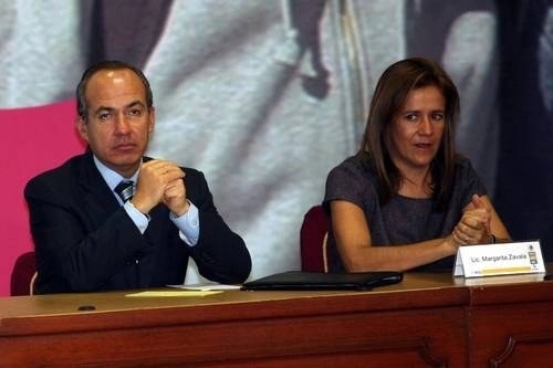 Felipe Calderón y su esposa Margarita Zavala, en imagen de archivo. Foto José Antonio López / Archivo