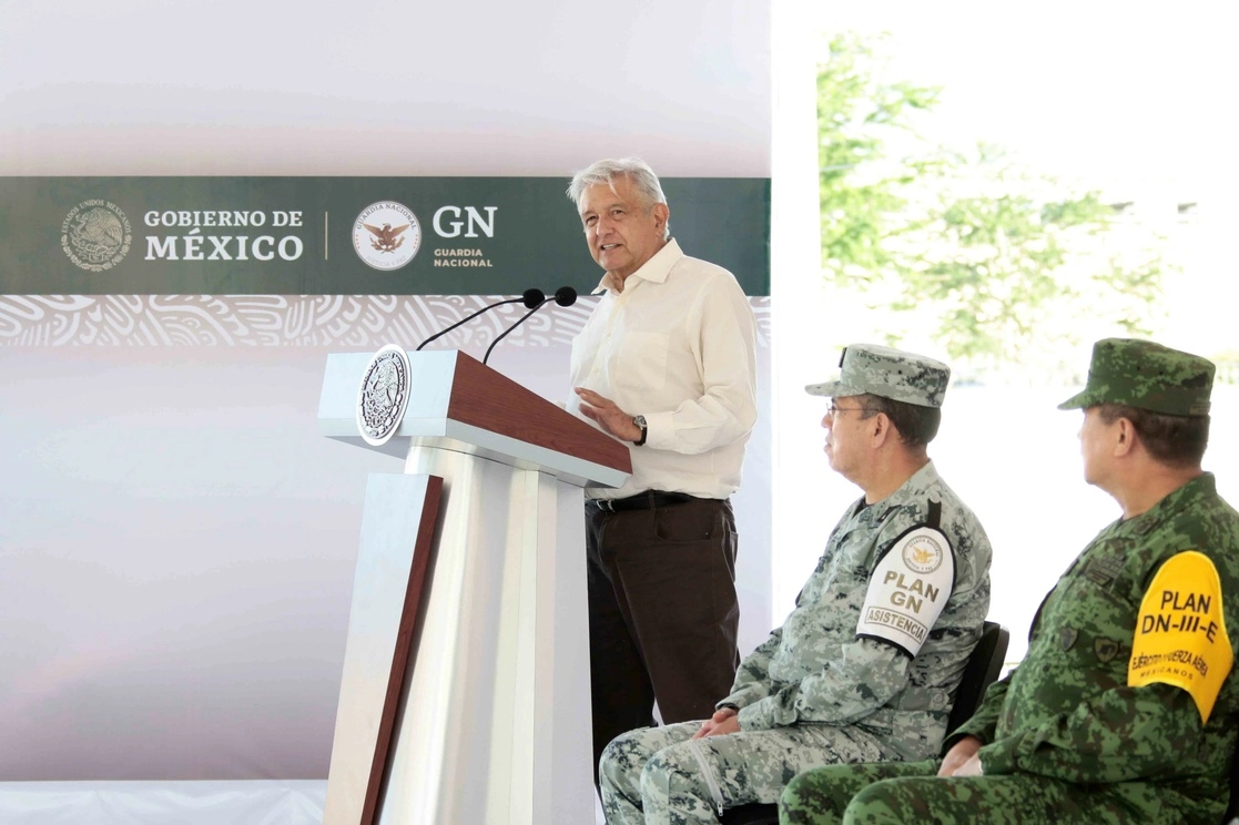 Inauguración de instalaciones de la Guardia Nacional en Chilpancingo de los Bravo, Guerrero. Foto Presidencia