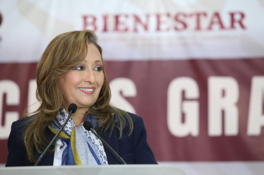 Lorena Cuéllar estuvo casi dos años como superdelegada de los Programas Integrales de Desarrollo en Tlaxcala. Foto Twitter @LorenaCuellar
